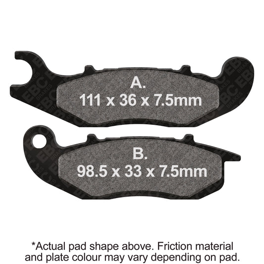 EBC - EBC Pad Set (FA465TT)