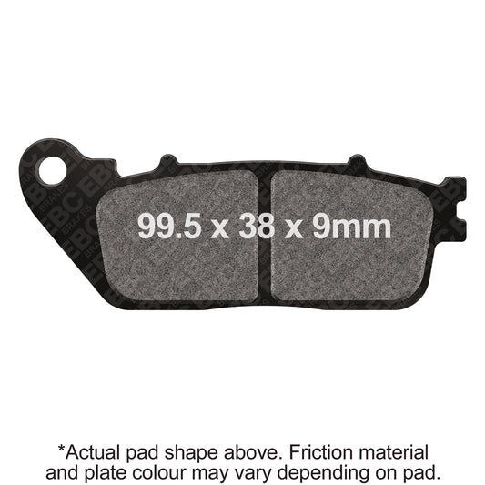 EBC - EBC Double-H Sintered Sportbike Pad Set (FA488HH)