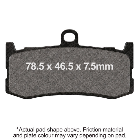 EBC - EBC Double-H Sintered Sportbike Pad Set (FA491HH)