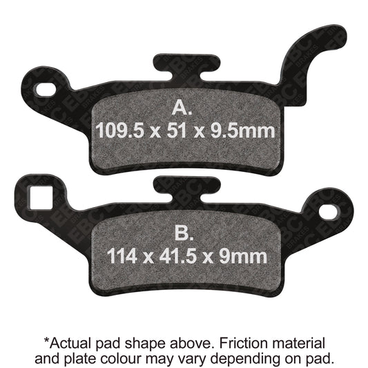 EBC - Carbon SCO Series Pads E391 (SFAC492)
