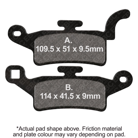 EBC - Carbon SCO Series Pads E391 (SFAC492)