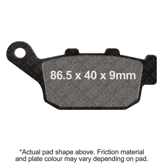 EBC - EBC Double-H Sintered Sportbike Pad Set (FA496HH)