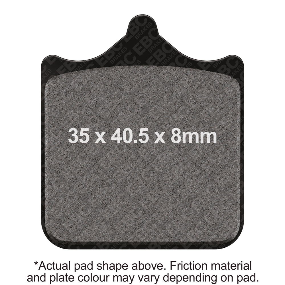 EBC - EBC Double-H Sintered Sportbike Pad Set (FA604/4HH)