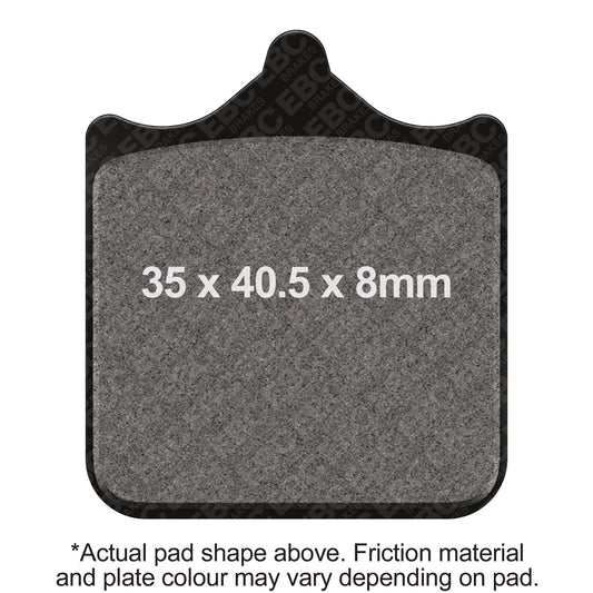 EBC - EBC Double-H Sintered Sportbike Pad Set (FA604/4HH)