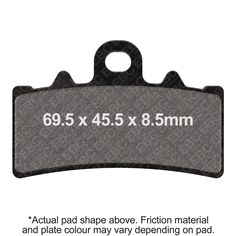 EBC - EBC Double-H Sintered Sportbike Pad Set (FA606HH)