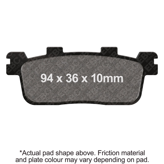 EBC - EBC Double-H Sintered Scooter Pad Set (SFA607HH)