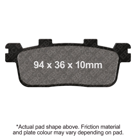 EBC - EBC Double-H Sintered Scooter Pad Set (SFA607HH)