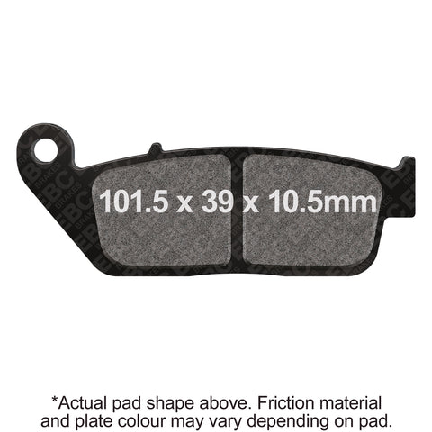 EBC - EBC Double-H Sintered Scooter Pad Set (SFA608HH)