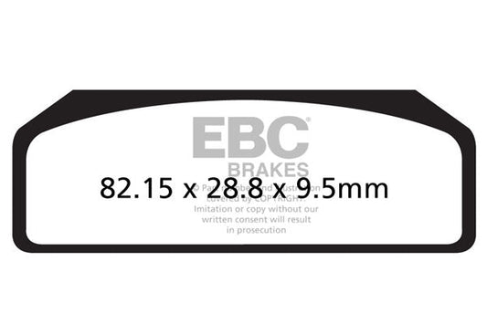 EBC - Race Use Only - Sintered GPFAX Compound Race Pad (GPFAX611HH)