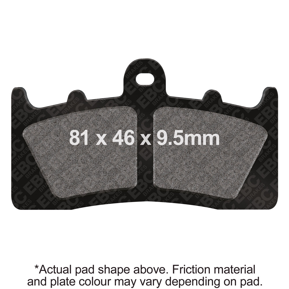 EBC - EBC Double-H Sintered Sportbike Pad Set (FA613HH)