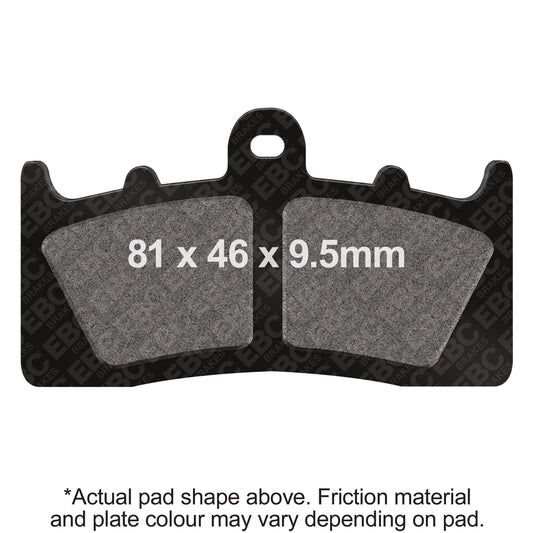 EBC - EBC Double-H Sintered Sportbike Pad Set (FA613HH)