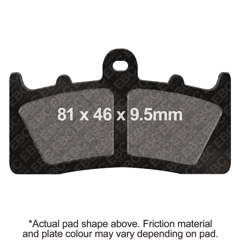 EBC - EBC Double-H Sintered Sportbike Pad Set (FA613HH)
