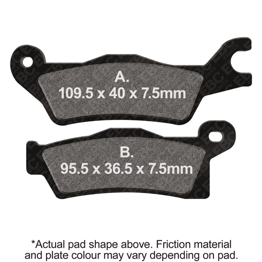 EBC - EBC Pad Set (FA618TT)