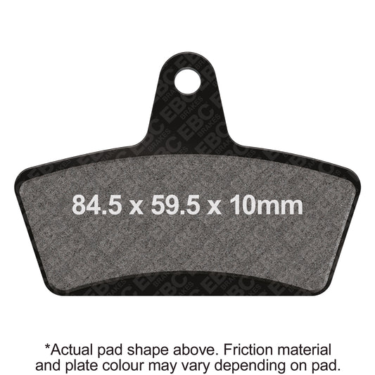 EBC - EBC Double-H Sintered Sportbike Pad Set (FA623HH)