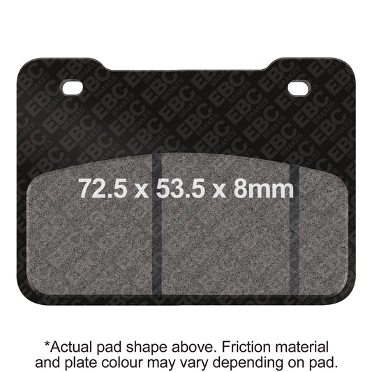 EBC - EBC Double-H Sintered Scooter Pad Set (SFA627HH)