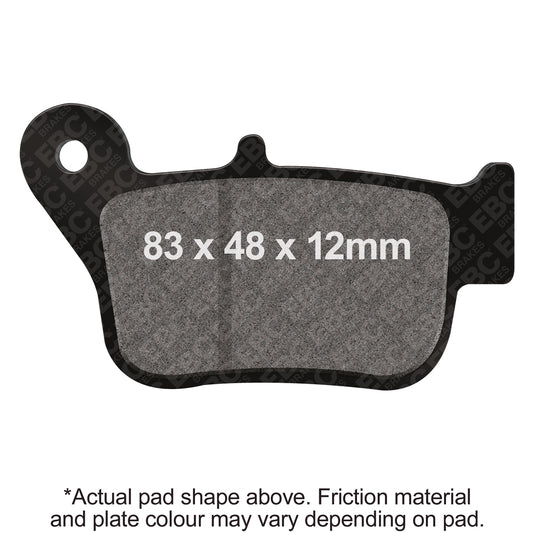 EBC - EBC Double-H Sintered Scooter Pad Set (SFA628HH)