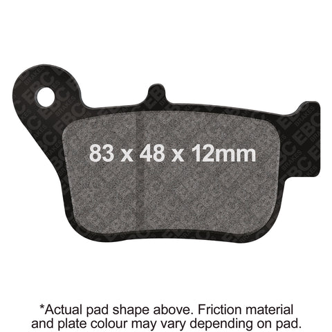 EBC - EBC Double-H Sintered Scooter Pad Set (SFA628HH)