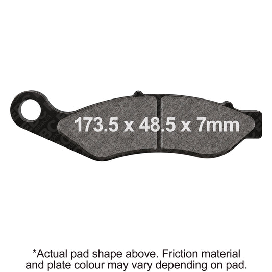 EBC - EBC Double-H Sintered Sportbike Pad Set (FA638HH)