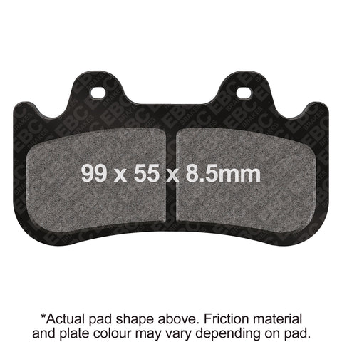 EBC - EBC Double-H Sintered Sportbike Pad Set (FA649HH)