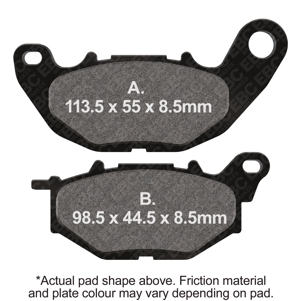 EBC - EBC Double-H Sintered Sportbike Pad Set (FA663HH)