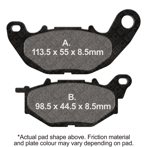 EBC - EBC Double-H Sintered Sportbike Pad Set (FA663HH)