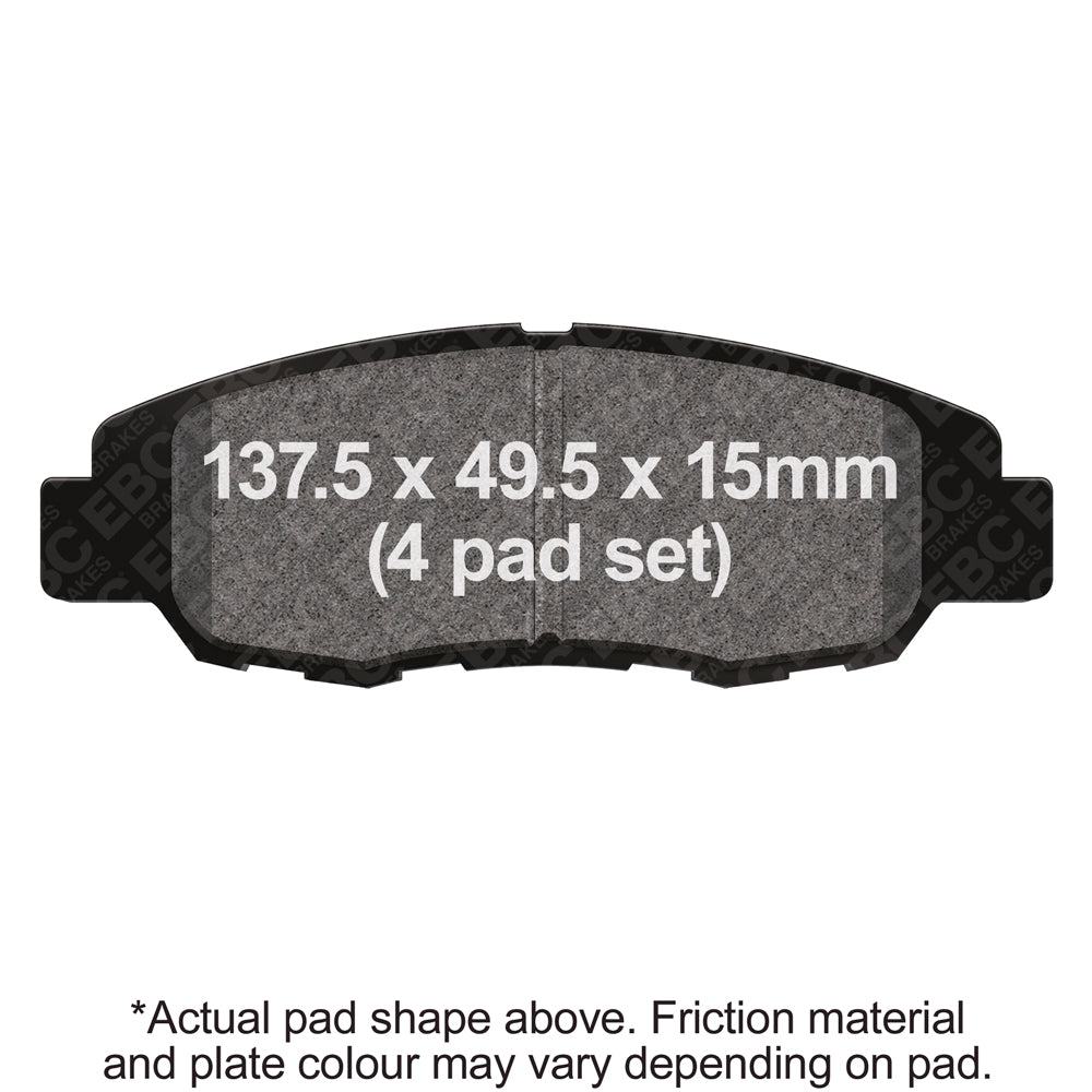 EBC Brakes Pad and Disc Full vehicle Kit (PD40K2643)