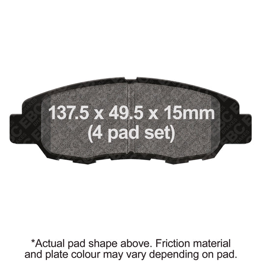 EBC - EBC Pad Set (FA669/4)