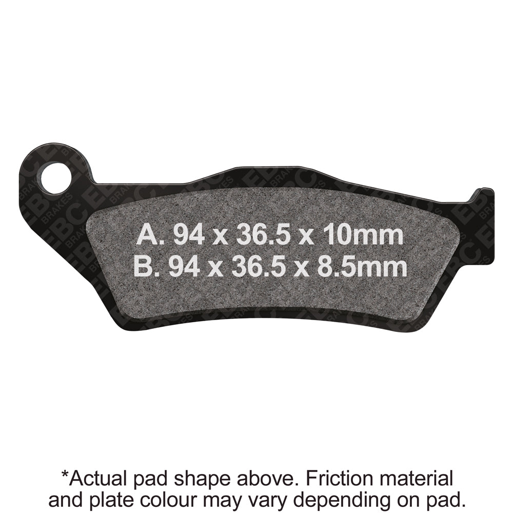 EBC - EBC Double-H Sintered Sportbike Pad Set (FA671HH)