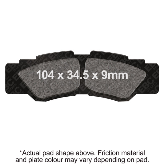 EBC - EBC Pad Set (FA677TT)