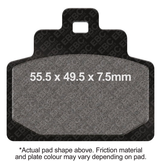 EBC - EBC Double-H Sintered Scooter Pad Set (SFA681HH)