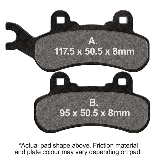EBC - EBC Pad Set (FA683R)