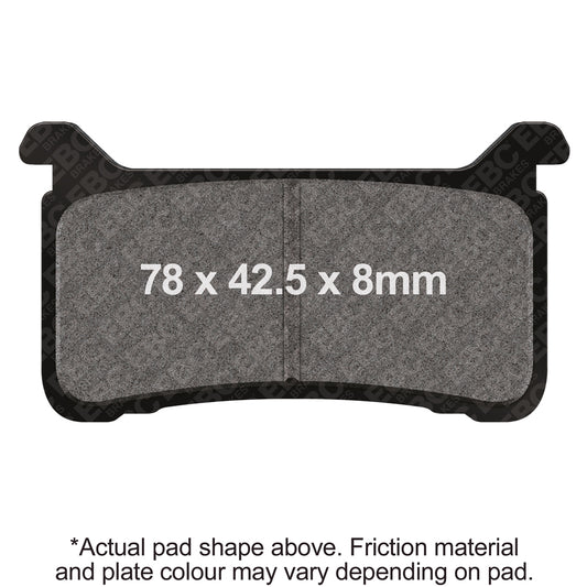 EBC - EBC Double-H Sintered Sportbike Pad Set (FA700HH)