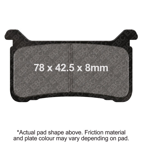 EBC - EBC Double-H Sintered Sportbike Pad Set (FA700HH)