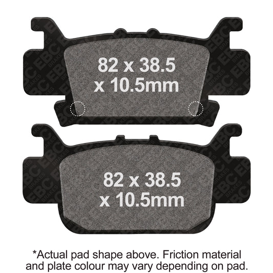 EBC - EBC MXS Formula MX Race Pad Set (MXS703)