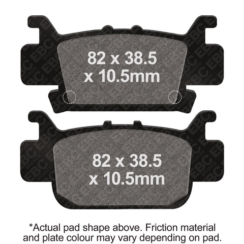 EBC - EBC MXS Formula MX Race Pad Set (MXS703)