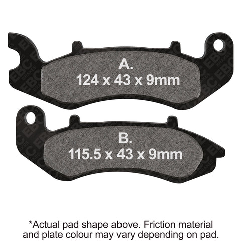 EBC - EBC Pad Set (FA707)
