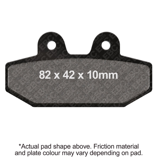 EBC - EBC Double-H Sintered Sportbike Pad Set (FA710HH)