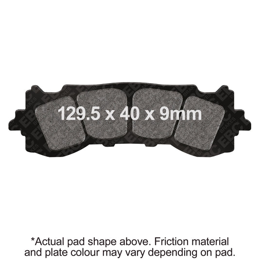 EBC - EBC Double-H Sintered Sportbike Pad Set (FA717HH)