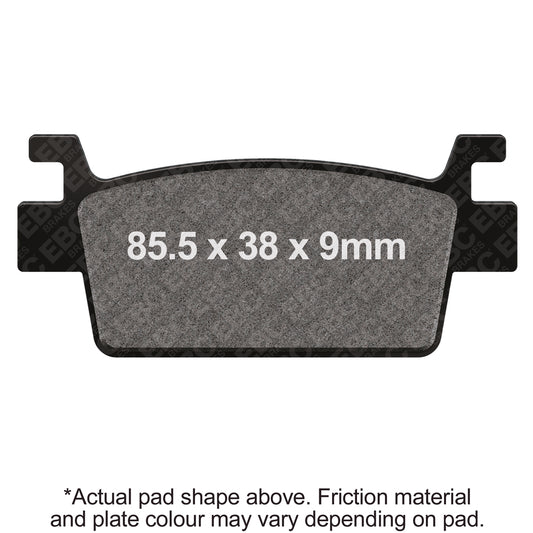 EBC - EBC Double-H Sintered Scooter Pad Set (SFA719HH)
