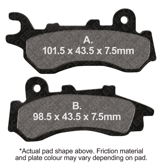 EBC - Carbon SCO Series Pads E391 (SFAC723)