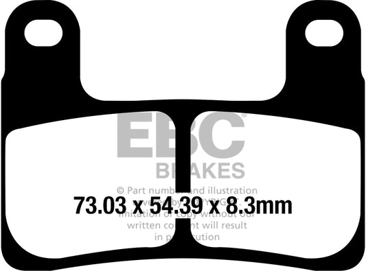 EBC - Race Use Only - Sintered GPFAX Compound Race Pad (GPFAX724HH)