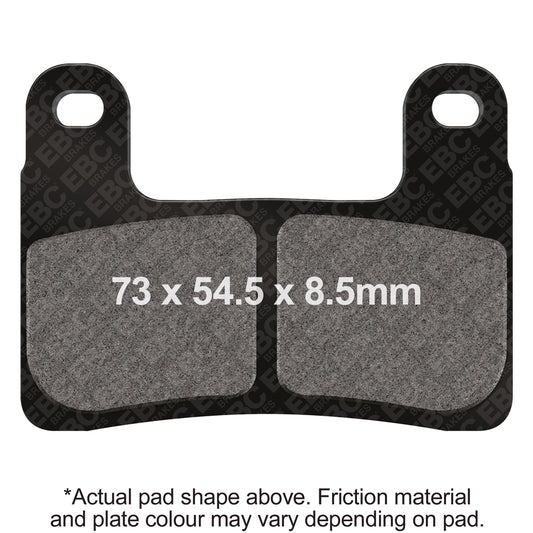 EBC - EBC Double-H Sintered Sportbike Pad Set (FA724HH)