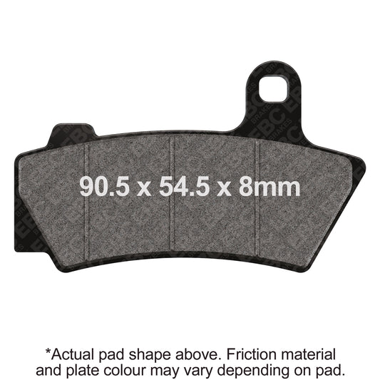 EBC - EBC Double-H Sintered Sportbike Pad Set (FA748HH)