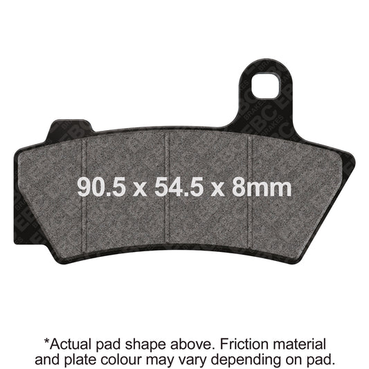 EBC - EBC Double-H Sintered Sportbike Pad Set (FA749HH)