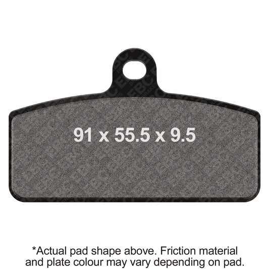 EBC - SXR Side by Side Formula Brake Pads (SXR756HH)