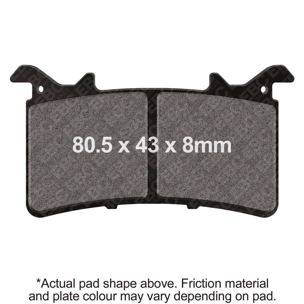 EBC - USA Made EPFA Series Extreme Pro Sintered Brake Pads (EPFA757HH)