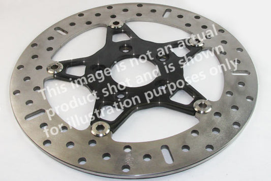 EBC - EBC Black Chrome Centred Stainless Floating Disc For HD (FSD004BLK)
