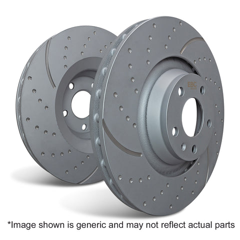 EBC Brakes Pad and Disc Kit (PD12KR282)