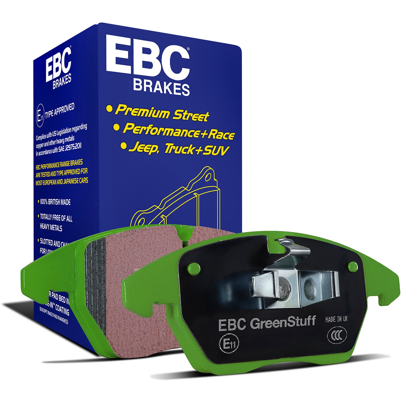 EBC Greenstuff 6000 Series Truck and SUV Brake Pad Set (DP62385)