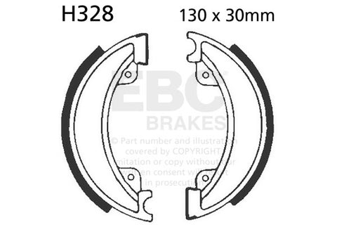 EBC - EBC Brake Shoe Set (H328)